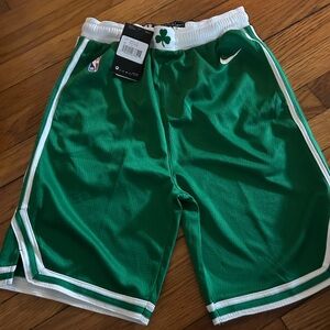 Brand New With tags Boston Celtics Shorts- Youth